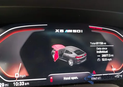 2020 BMW X6 M50I z USA, uszkodzony, nr VIN 5UXCY8C04L9C86873